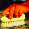 Cordova 4340 Latex Gloves Premium Neoprene Latex Blend For Food Prep Cleaning Hygiene Orange Grade Enhanced Grip 28 Mil 