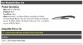 Rear Windshield Wiper Arm With Blade Compatible 2013-2019 Nissan Pathfinder