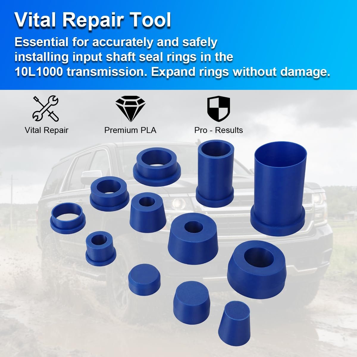 Motoqueen For 10l1000 Transmission Ring Expander And Resizer Tools Kit Gm 10-speed Automatic