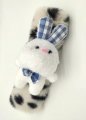 Seemehappy Furry Car Seatbelt Covers For Adults Cute Animal Pad Shoulder Neck Cushion Protector Accessories White Bunny