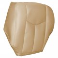 Secosautoparts Driver Side Bottom Top Lean Back Replacement Leather Seat Cover Tan 522 Compatible With Chevy Silverado Gmc