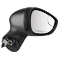 Towing Mirror Glass Fit For 2014-2016 Fiesta Ford Right Outside Rear View D2bz17682e-pfm