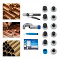 Hydraulic Swaging Tool Copper Pipe Tube Expander With Cutter And 11 Head 0 4 To 1 7 Inch