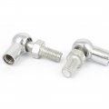 Uxcell Rod End Ball Bearing With Stud Right-hand Female Thread M8x1 25mm And Male L-shape Socket Endfitting 12pcs
