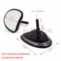 Httmt Mt442- Chrome Rearview Fairing Mount Mirrors Compatible With 2014-later H-d Touring Flhx Flht