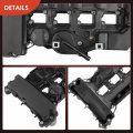 A-premium Engine Valve Cover With Oil Filler Cap Compatible Mercedes-benz W203 Series C230 2003 2004 2005 L4 1 8l Dohc Replace