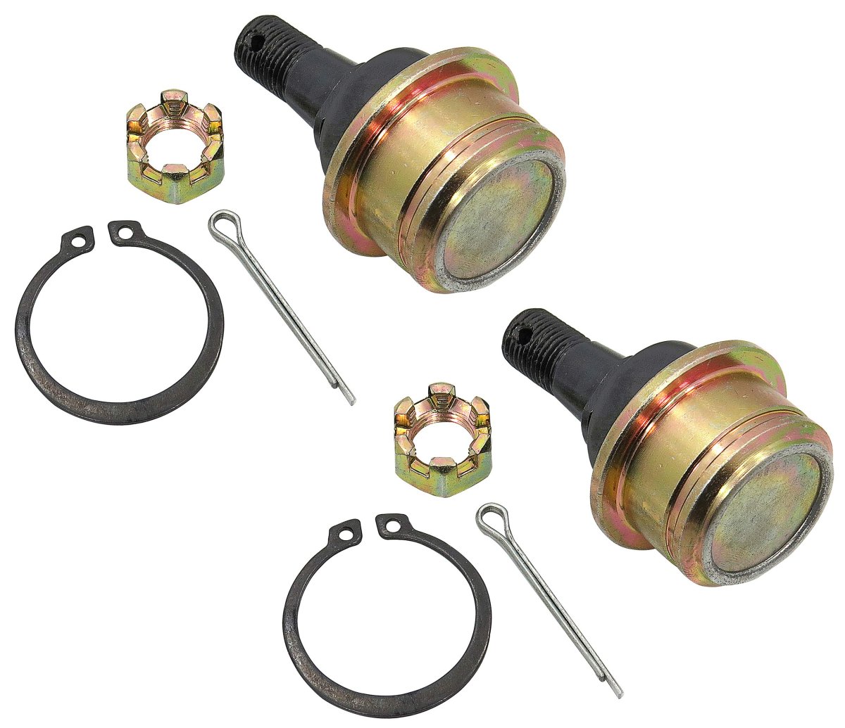 Two Upper Or Lower Ball Joints For Yamaha Bruin 350 Yfm350 2x4 4x4 2004-2006