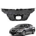 Front Bumper Upper Grille Assembly Matte Black Replacement For 2020 2021 2022 2023 Ver-sa Part Number 623105ef0a 