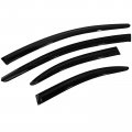 Window Visors For 2008-2017 Mitsubishi Lancer Wind Deflector Rain Sun Guard Slim Style Tape On Smoke Tint By Ikon Motorsports 