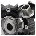Wflnhb Rear Wheel Hub Machined Black Replacement For Polaris Ranger 570 900 1000 5142964-067 5137431-067