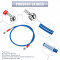 X Autohaux 90cm 35 43 Length 10mm Id Motorcycle Hydraulic Brake Line Oil Hose Pipe 28a 0a Stainless Steel Braided Cable For Atv