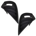Fog Light Bezel Pair For Toyota Highlander 2020 2021 2022 2023 Driver And Passenger Side Textured Black Pp Plastic To1038239 