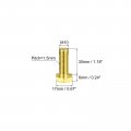 Uxcell Brass Hex Bolts M10x30mm 3pcs Fully Thread Grade 4 8 Solid Hexagon Head Bolt Machine Screws For Machinery