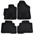 Floor Mats For 2007-2012 Toyota Yaris 4dr Factory Fitment Car Front Rear Nylon By Ikon Motorsports 2008 2009 2010 2011 