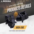 5pcs 90672-snb-003 Hood Prop Rod Holder Clips For Honda Accord Civic Crv Black Nylon U-shape Retainers M6 Size 90672snb003