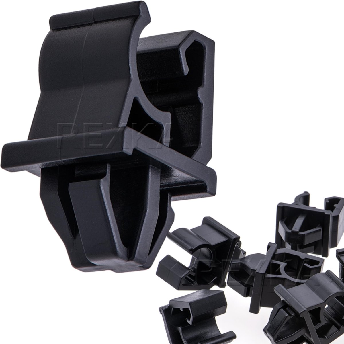 5pcs 90672-snb-003 Hood Prop Rod Holder Clips For Honda Accord Civic Crv Black Nylon U-shape Retainers M6 Size 90672snb003