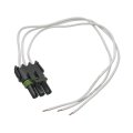 Electrical Connector For Chrysler Tc Maserati 1990 1991 Plastic Male Pin Terminal Push On Attachment 7 In Harness 3 Wires