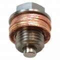 Stainless Steel Sump Drain Nut Bolt Set 1x M14x1 5 Magnetic Oil Plug With 5x Gaskets Universal For Most Cars Fit Ford