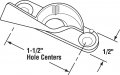 Prime-line F 2644 Sliding Window Sash Lock 1-1 In Hole Centers Diecast Zinc Nickel Plated 2 Pack