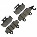 Caltric Front Rear Brake Pads Compatible With Yamaha Motorcycle Yz250 Yz-250 Yz 250 1990-1996 Brakes