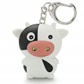 Mini Led Cow Torch Flashlight Key Chain With Sound 