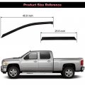 Aintier Ventvisor Side Window Deflector Visors Rain Guard Set Fits For 2003-2007 Murano