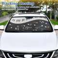 Car Front Windshield Sunshade Shade Visor Truck Music Note Piano Heat Protection Sedans Sun Blocker