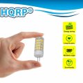 Hqrp 2-pack G4 Bi-pin 52 Leds Light Bulb Smd 2835 Cool White For Display And Landscape Lighting Household Decorative Lights