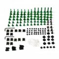 Fairing Bolt Kit For Kawasaki Zx10r 2004-2010 2005 2006 2007 2008 2009 Screws-green 