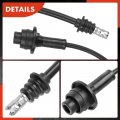 A-premium Ignition Spark Plug Wires Set Of 4 Compatible With Toyota Tacoma 1983-1994 Modell F 1982-1990 1 8l 2 0l