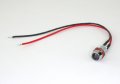Pilotlights 12 Volt Dc Pilot Light 10mm Panel Indicator With Wiring Pigtail Blue Led 12vdc