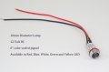 Pilotlights 12 Volt Dc Pilot Light 10mm Panel Indicator With Wiring Pigtail Blue Led 12vdc