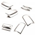 Sizver Chrome Tail Light Frame Covers 2door Handles Gate Cover Top Half Mirror For Regular Cab Gmc Sierra 1500 2500 3500 Not 