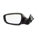 Driver Side Door Mirror For Hyundai Veloster 2012 2013 Power Heated Glass Textured Base Manual Folding With Signal Light 