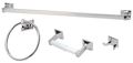 Hardware House 689430 Sunset Collection 4-piece Bathroom Accessory Set Chrome 
