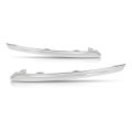 Front Bumper Protector Molding Trim Covers Right Left Side For Volvo Xc60 2022 2023 2024 32227905 32227906 Silver 