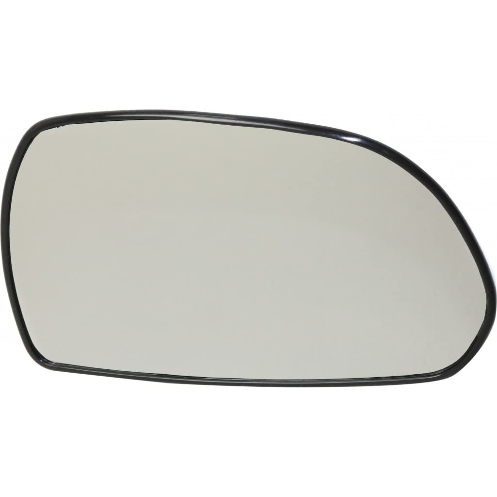Heated Passenger Side Mirror Glass For Kia Spectra 2002 2003 2004 Convex Replacement With Backing Plate Fits Hatchback And