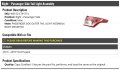 Right Passenger Side Outer Tail Light Assembly Body Mounted Compatible With 2013-2016 Ford Escape