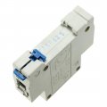 Uxcell 1 Pole 25a 230 400v Low-voltage Miniature Circuit Breaker Din Rail Mount Dz47-63 C25