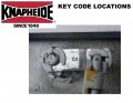 Knapheide 12245916 Key Code 0010 Replacement Key For Std Service Body Latches