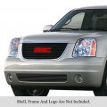 Off Roader Egrille Premium Stainless Steel Black 8x6 Horizontal Billet Grille For Gmc Yukon Xl 2007-2014 Tow Hook Covered Lower