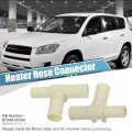 X Autohaux 2pcs Heater Water Pipe For Toyota Rav4 2006 2007 2008 2009 Hose Tee T-connector Replace 87248-20380 8724820380
