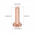 Uxcell 25 Pcs 13 64 X 32 Flat Head Copper Solid Rivets Fasteners