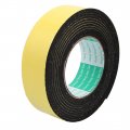 Uxcell 5 Pcs 4m 40mm X 3mm Single-side Adhesive Sound Insulation Sponge Foam Tape Yellow