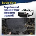 G-plus Front Engine Splash Shield Compatible With 2007-2013 Chevy Silverado 1500 Front Center Undercar Replacement