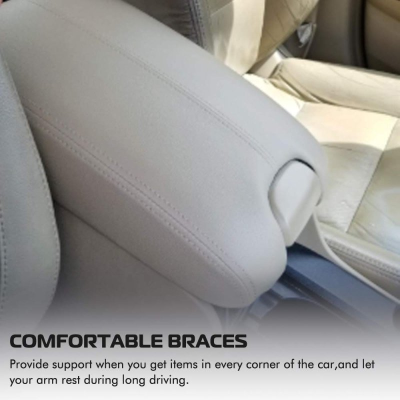 A Abigail Center Console Armrest Cover Repacement For 2008 2009 2010 2011 2012 Honda Accord Auto Leather Suture Lid Replacement