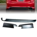 Secos 3pcs Bumper Diffuser Lip Rear Lower Spoiler For Toyota Corolla S Xrs 2011 2012 2013 