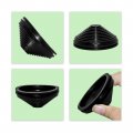 Flyshop One-sided Black 110 Mm 4-21 64 Tower Shaped Grommet 100 4 Id Hole Rubber Grommets Firewall Plugs Wire Protection 20pcs