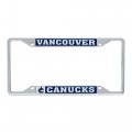Vancouver Canucks Team Nhl National Hockey League Metal License Plate Frame For Front Or Back Of Car Officially Licensed 