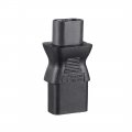 Uxcell Ac125v 10a A50v 2 5a Iec320 Male C8 To Female C13 Power Socket Adapter For Cord Connecting 2 Pcs